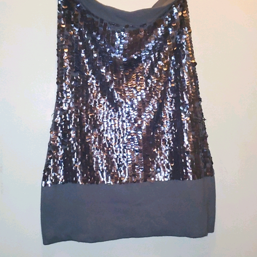 Forever 21 Black Sequin Top